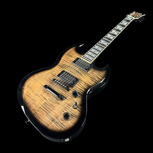 ESP USA Viper FM See Thru Black Sunburst w/case