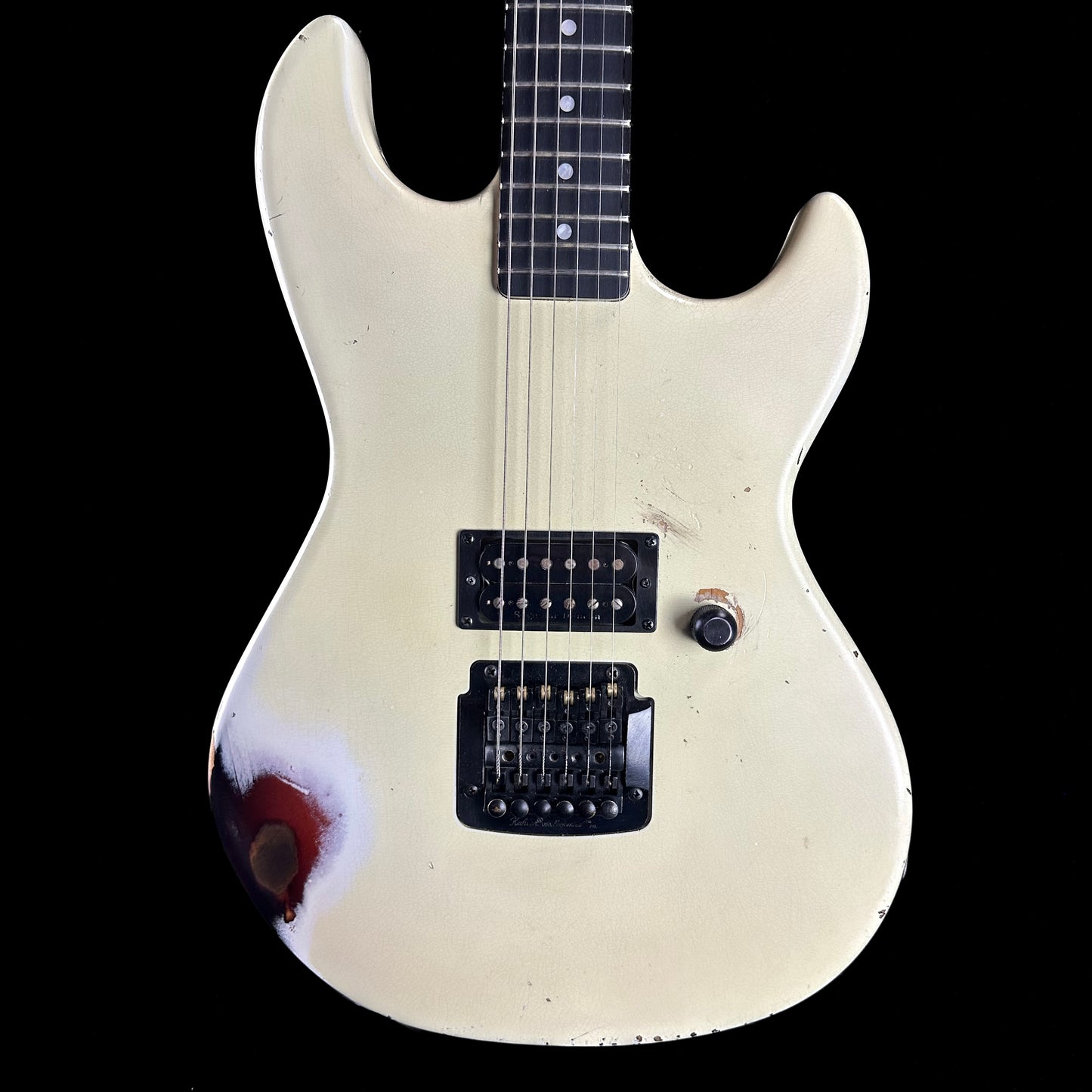 G&L Custom Shop Rampage Jerry Cantrell Signature Light Aging Vintage White/3TSB w/case