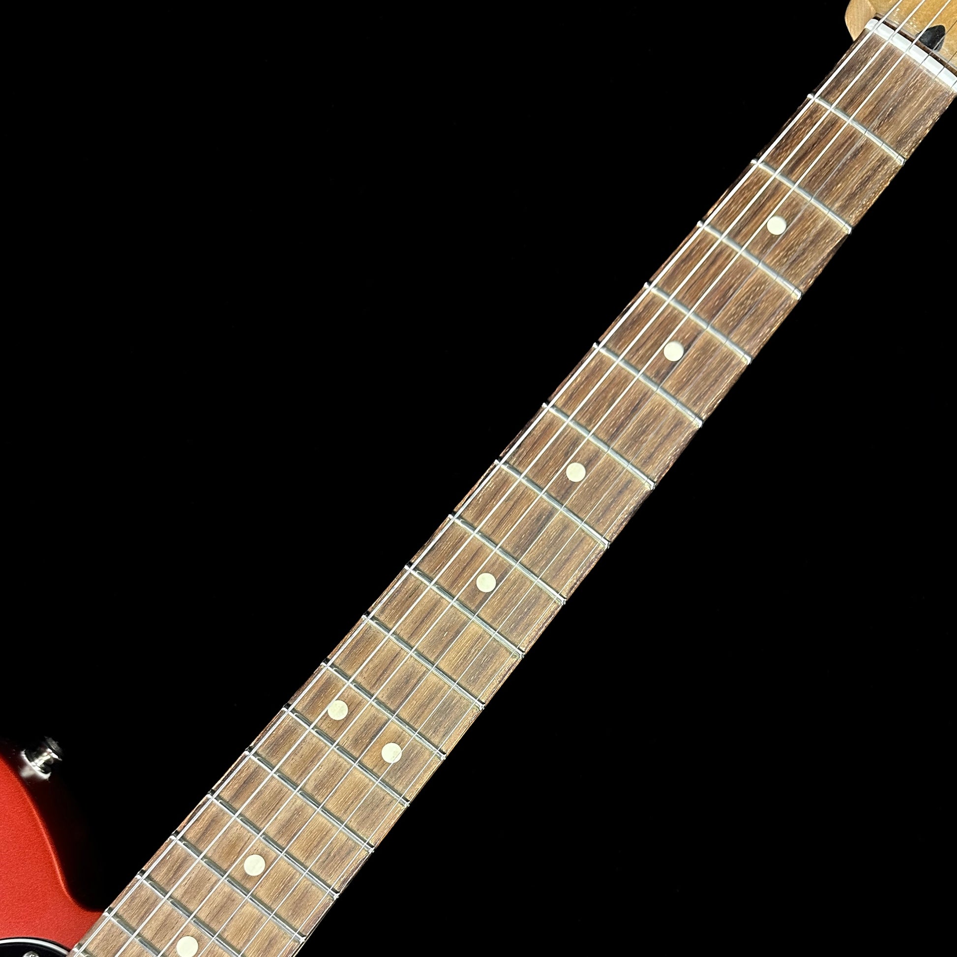 Fretboard of Used Fender Standard Telecaster Satin Flame Orange TSU15164.