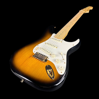 Used 2004 Fender 50th Anniversary American Deluxe Stratocaster  2-Color Sunburst w/case TSU14855
