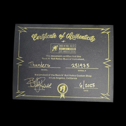 Rock N Roll Relics Thunders DC Sparkle Gold/Root Beer Mix w/case