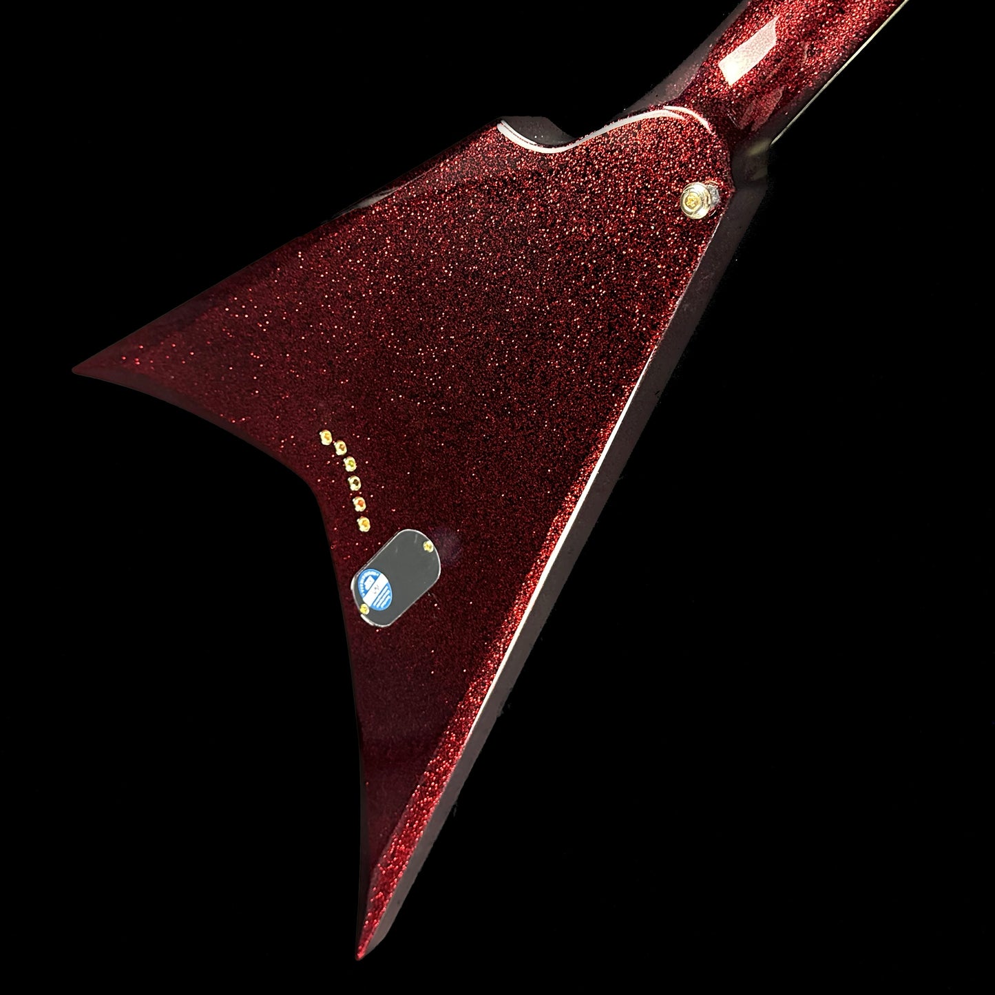 Used ESP LTD KH-V Kirk Hammett Red Sparkle w/case TSU15135