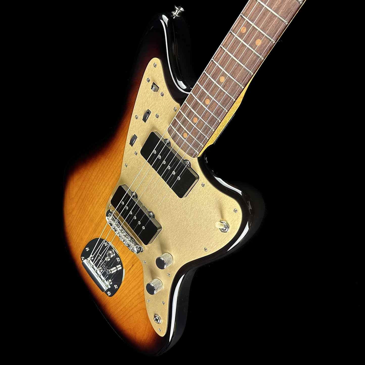 Used Fender 60th Anniversary Jazzmaster 2 Tone Sunburst w/case TSU15147