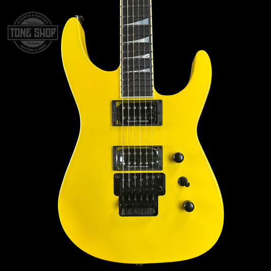 Front of Jackson Custom Shop SL2H Grafitti Yellow.