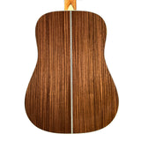 Back of Martin HD-28 Natural Left Handed.