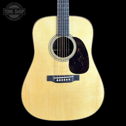 Front of Martin Custom Shop Dread 28 Style Adirondack / Wild Grain East Indian Rosewood.