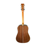Full back of Martin HD-28 Natural Left Handed.