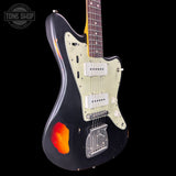 Front angle of Nash JM-63 Black over 3-Tone Medium Aging.