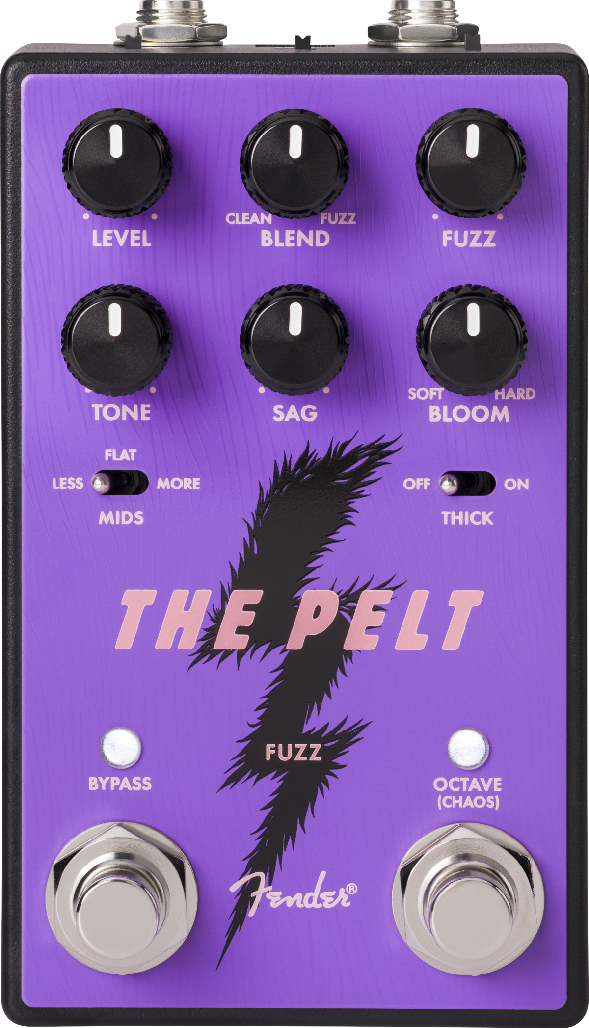 Fender The Pelt Fuzz purple on a white background 