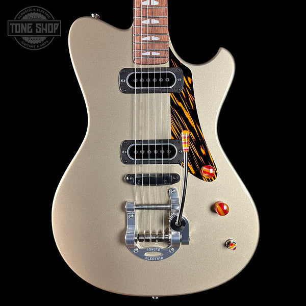 Front of Powers Electric A-Type Sandalwood Tan PF42 CamTail.