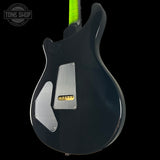 Back angle of PRS Wood Library DGT 10 Top Eriza Verde Smokeburst Swamp Ash Maple/Ebony.