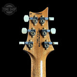Back of headstock of PRS TSG Anniversary Wood Library Artist DGT Frostbite Brazilian Rosewood.