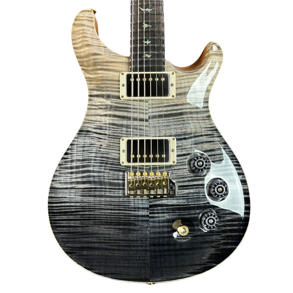 Front of PRS TSG Anniversary Wood Library Artist DGT Frostbite Brazilian Rosewood.