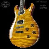 Front angle of PRS Paul Reed Smith McCarty 594 McCarty Sunburst 10 Top Birds.