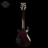 Full back of PRS Wood Library McCarty 594 10-top Quilt Black Gold Wraparound Korina.