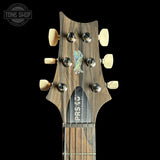 Headstock of PRS 40th Anniversary Custom 24 Limited Edition Tiger Eye.
