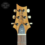 Headstock of PRS TSG Anniversary Wood Library Artist DGT Frostbite Brazilian Rosewood.