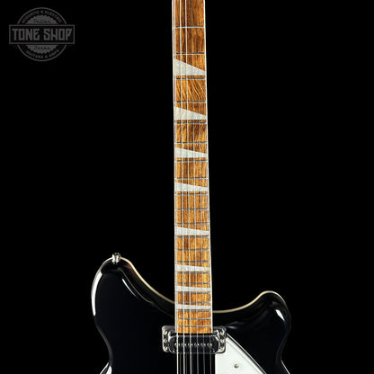Fretboard of Rickenbacker 360 Thinline Semi-Hollow Jetglo 6-String.