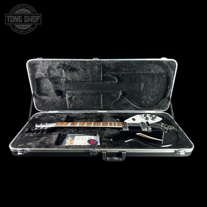 Rickenbacker 360 Thinline Semi-Hollow Jetglo 6-String in case.