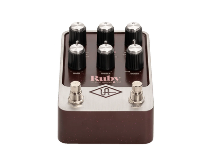 Front of Universal Audio Ruby '63 Top Boost Amplifier.