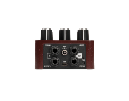 Back of Universal Audio Ruby '63 Top Boost Amplifier.