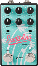 Fender Santa Ana Overdrive pedal on a white background. 