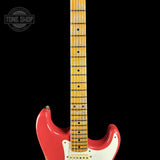 Fretboard of Fender Custom Shop Time Machine '57 Strat Heavy Relic Aged Fiesta Red.