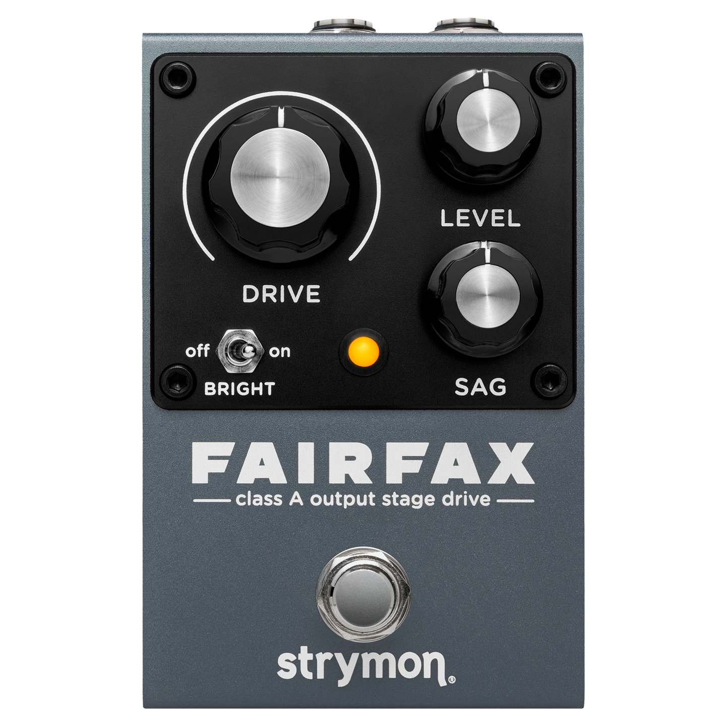 Strymon Fairfax guitar effects pedal with control knobs and branding on a white background
