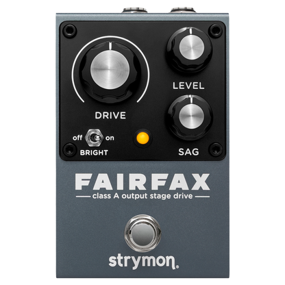 Strymon Fairfax guitar effects pedal with control knobs and branding on a white background