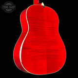 Back angle of Taylor 2025 Namm Custom #35 Grand Pacific Big Leaf Maple.
