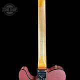 Back of neck of Fender Custom Shop Limited Edition Cunife Tele Custom Journeyman Relic Aged Champagne Sparkle.