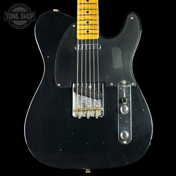 Front of Fender Custom Shop 1951 Nocaster Journeyman Black.
