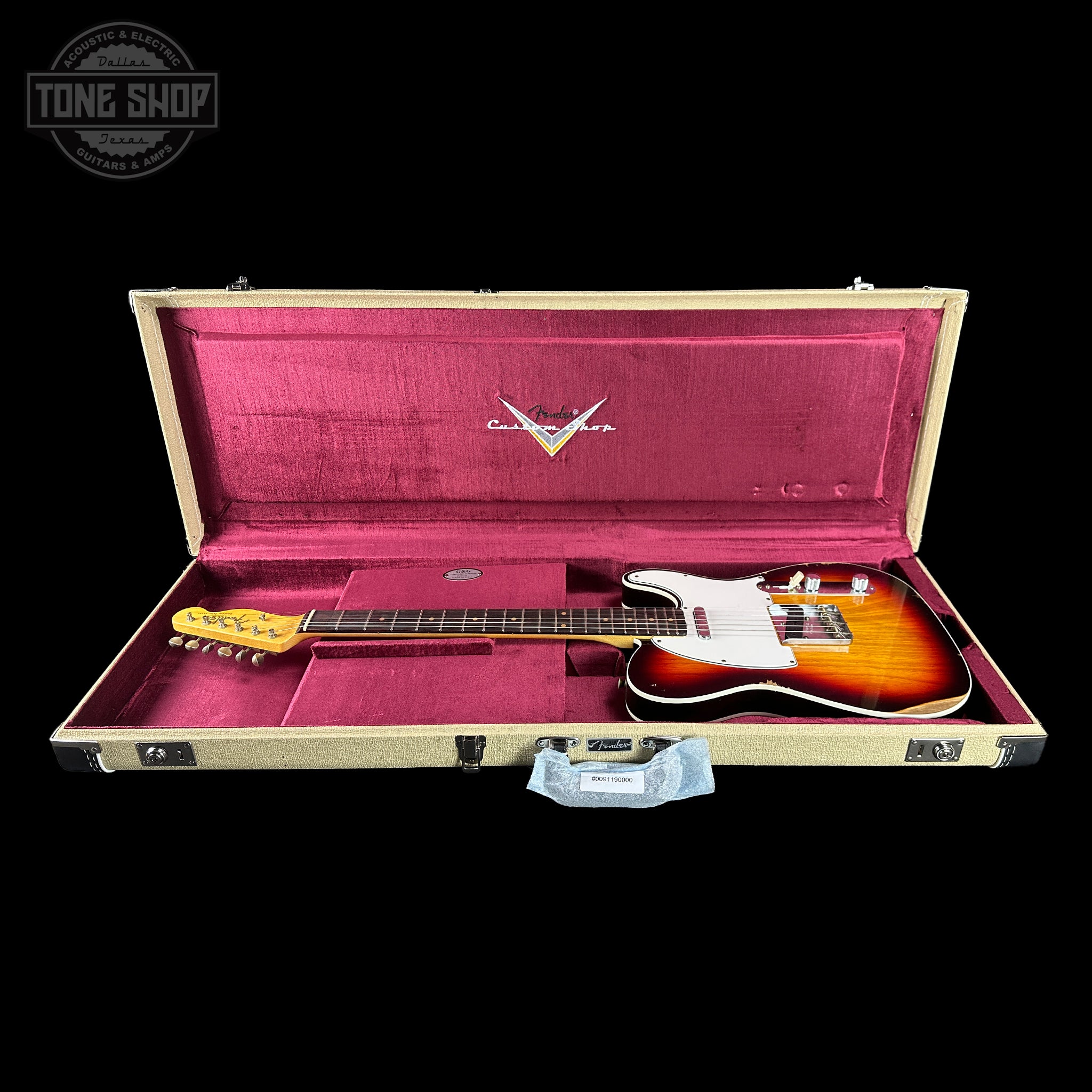 Fender Custom Shop 1960 Telecaster Relic Guitar, Natural