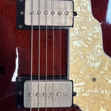 Pickups of Used 1997 Guild Starfire II TRP Mahogany Trans Red w/SD Pickups.