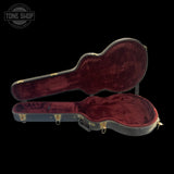 Case for Used 1997 Guild Starfire II TRP Mahogany Trans Red w/SD Pickups, open.