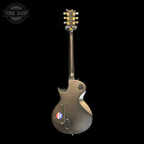 Full back of Used 2011 ESP LTD Deluxe EC 1000 Matte Black.
