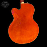 Back of Used 2011 Gretsch Electromatic G5120 Orange Humbuckers.
