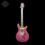 Full front of Used 2019 PRS Paul Reed Smith Custom 24 SE Purple No Trem Bar.
