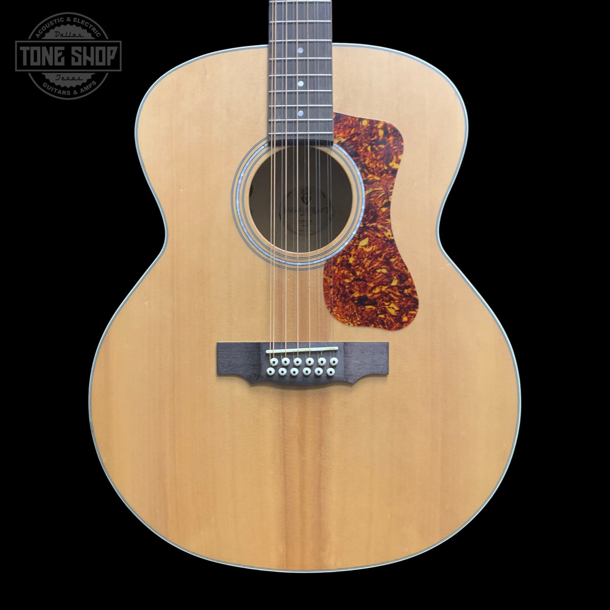 Front of Used 2021 Guild F-2512E Maple Westerly Collection Jumbo 12-String.