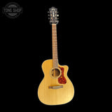 Full front of Used 2023 Guild OM-150ce Acoustic.