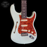 Front of Used 2024 Fender LTD American Professional II Stratocaster Thinline Trans SFG.