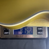 Used 2025 Epiphone Jared James Nichols "Blues Power" Les Paul on scale displaying weight.