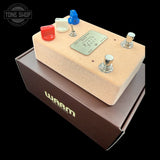 Front angle of Used 2025 Warm Audio The Black Keys Peach Fuzz Limited.