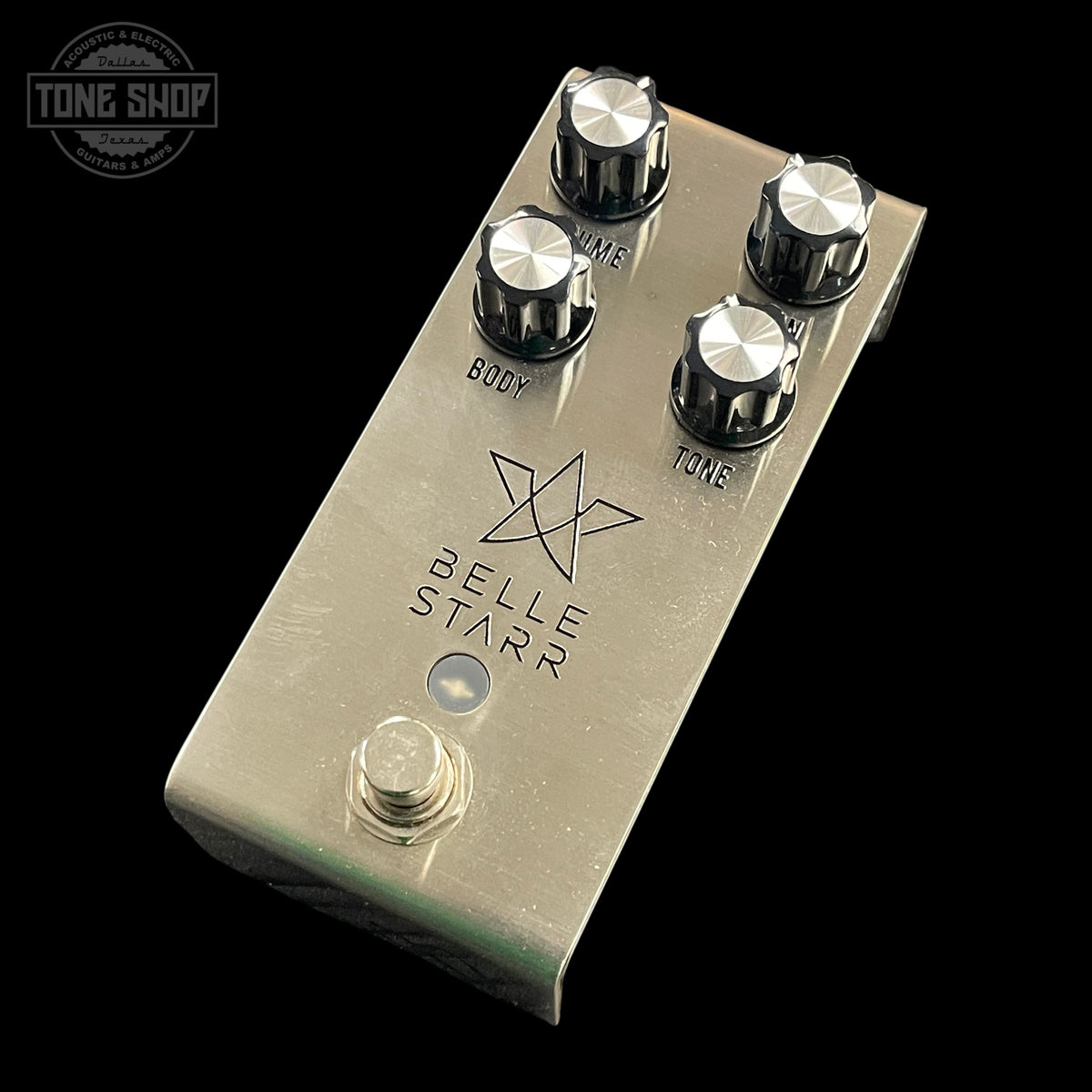 Front angle of Used Jackson Audio Belle Starr Overdrive Pedal.