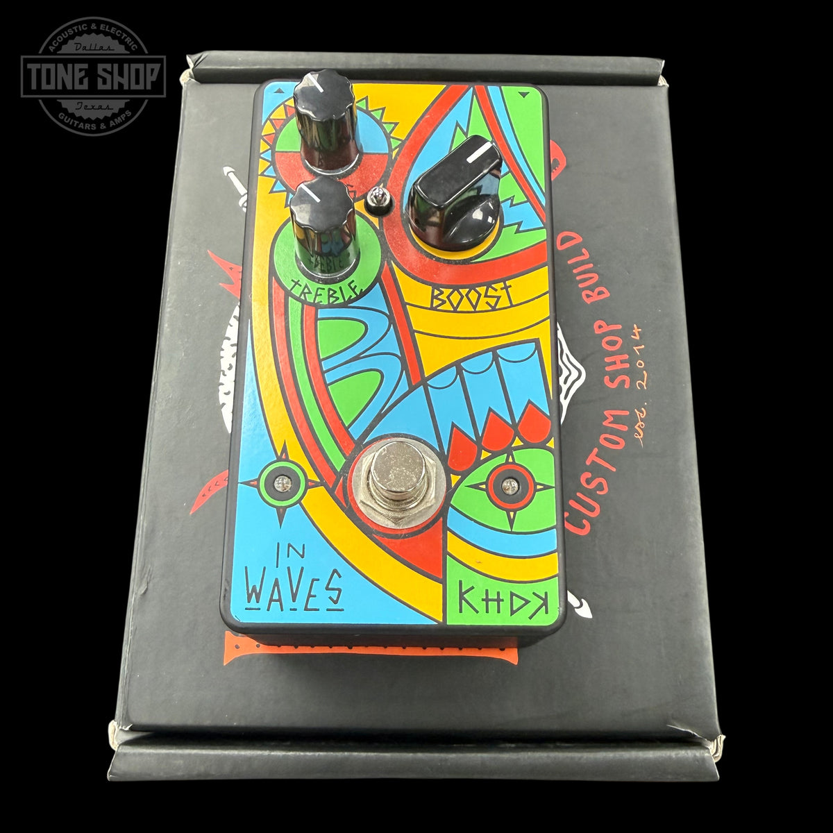 Front of Used KHDK In Waves by Trivium Clean Boost.