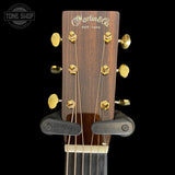 Headstock of Used Martin OM-28 Modern Deluxe w/ LR Baggs HiFi Duet.