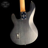 Back of Used Sterling by Music Man Sting Ray Bass Satin Black.