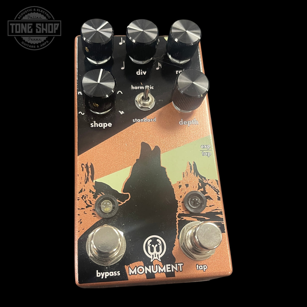 Front angle of Used Walrus Audio Monument V2 Tremolo.