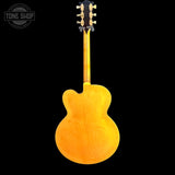 Full back of Vintage 1959 Gibson Byrdland Natural.