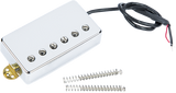 Top down of EVH Wolfgang Bridge Pickup Chrome.